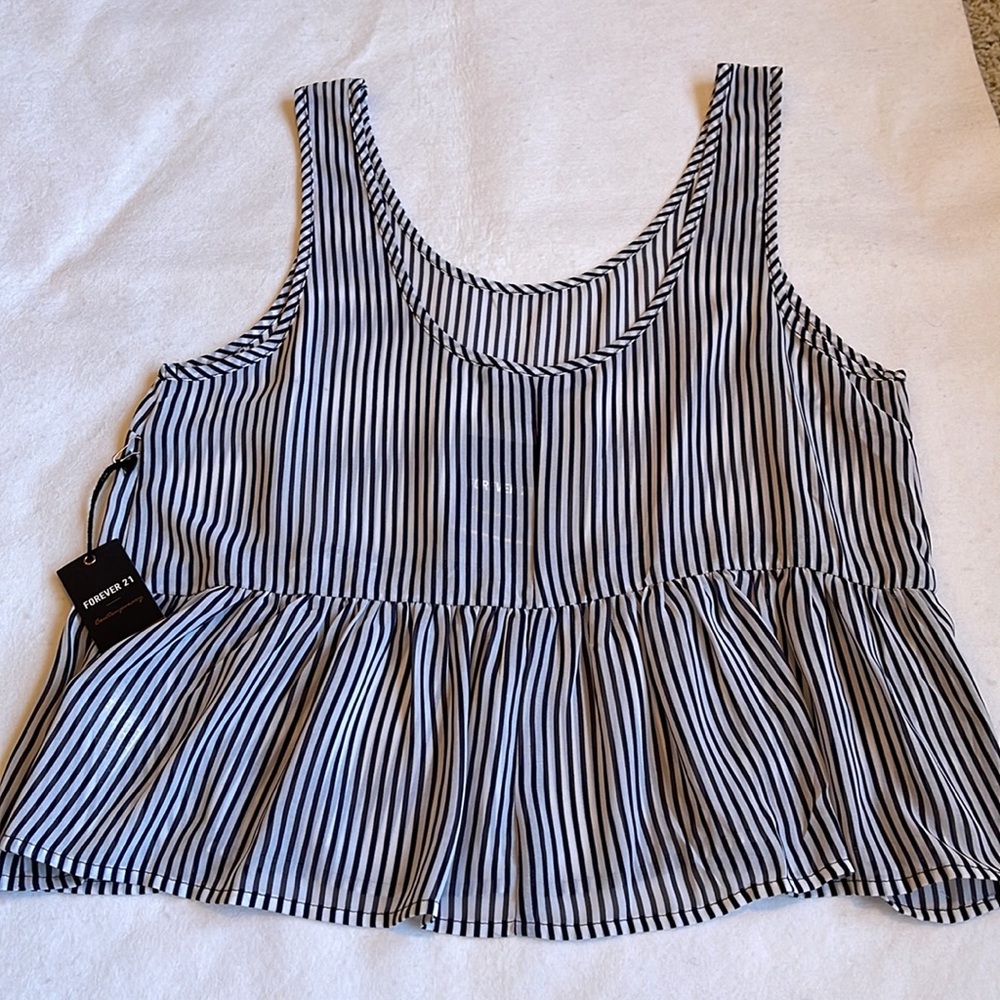 NWT Forever 21 Sleeveless Stripe Top Bundle - Picture 6 of 11